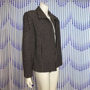 Wool Blend Checker Jacket